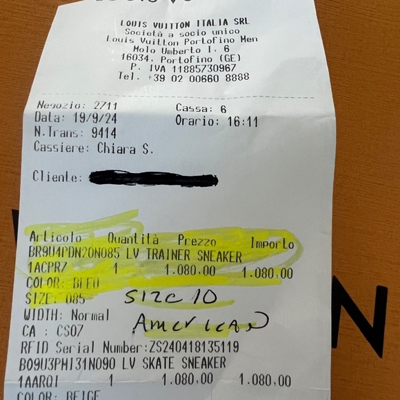 Men’s Louis Vuitton sneakers size 10 brand new never worn - Picture 13 of 15